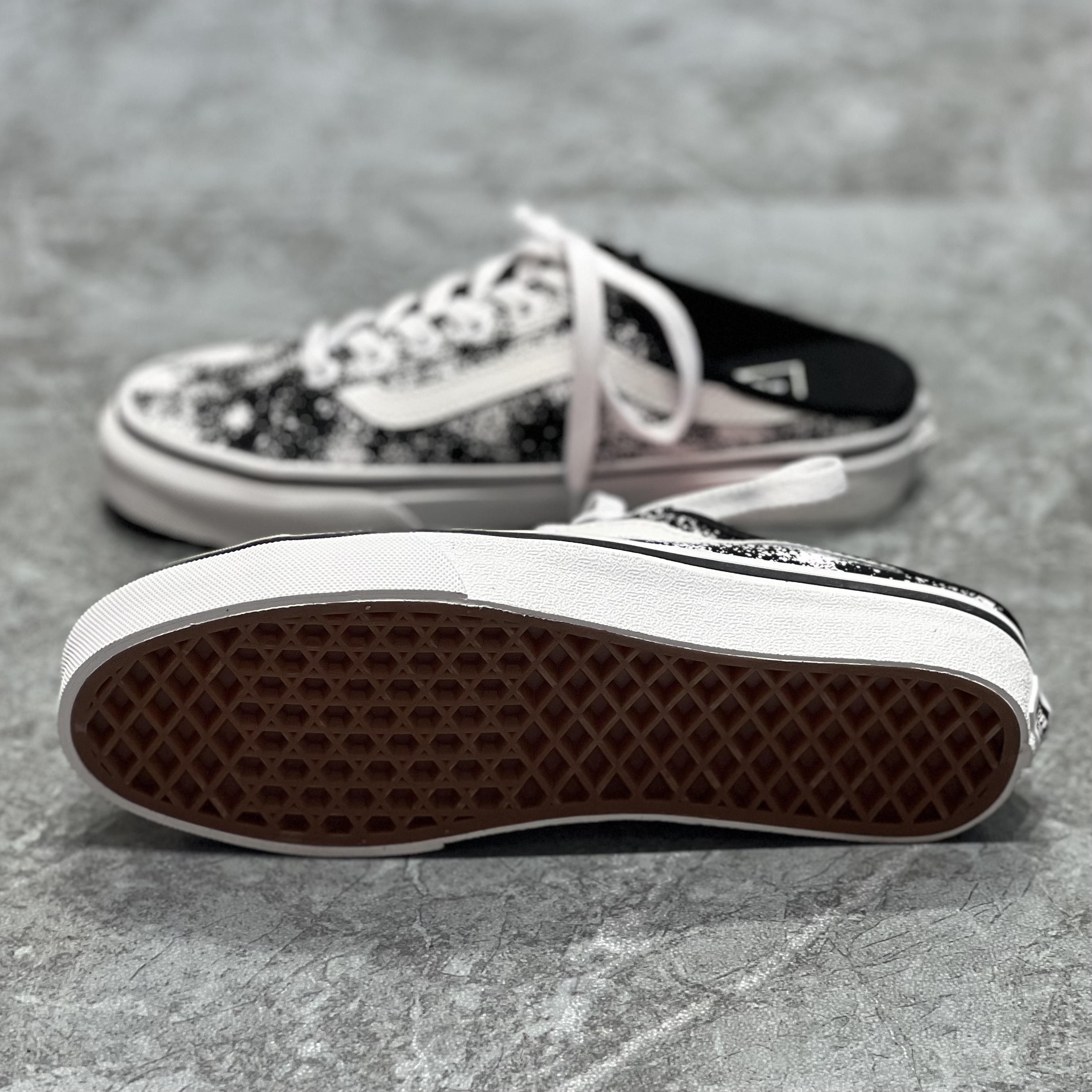 Vans Style 36 Mule喷绘涂鸦一脚蹬低帮帆布滑板鞋子VN0A7Q5YB9G - 图3