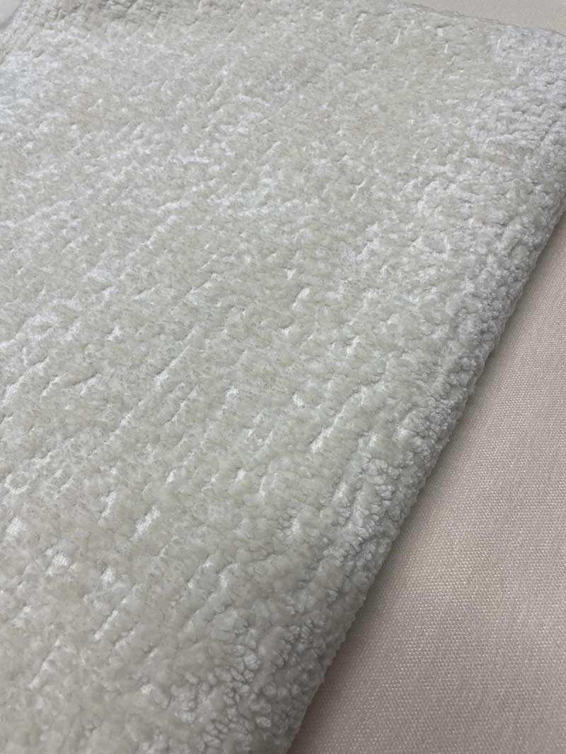 厂家直销轻奢加绒加厚 毛绒 雪尼尔提花沙发布料面料抱枕硬包软包