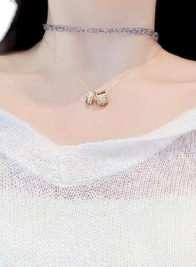 宏光女镶钻万花筒转运珠项链吊坠