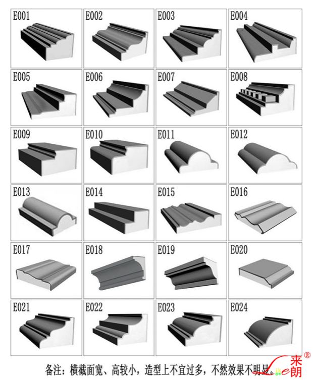窗套檐口线外墙EPS装饰线条厂家欧式线条泡沫eps腰线来朗别墅 - 图0