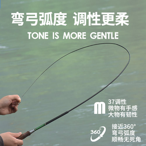 小物溪流竿套装小鱼竿迷你短节小物竿儿童专用钢笔超轻超细小手竿 - 图1