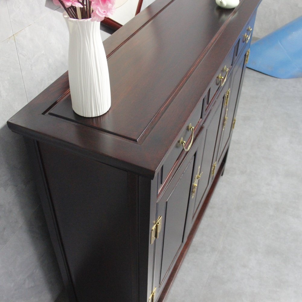 新中式实木鞋柜家用门口入户玄关柜金花梨仿古大容量储物柜收纳柜,淘宝优惠券,粉丝福利购,淘宝优惠卷