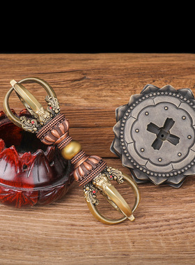 五股金刚杵降魔杵大明永乐款底座