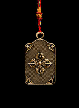 男女财神嘎乌盒唐卡盒子佛牌吊坠