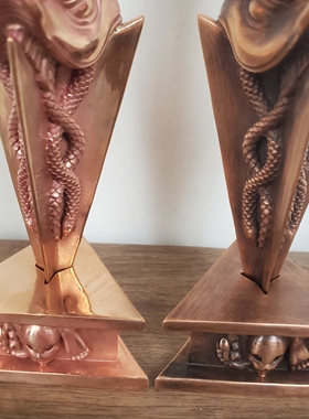 尼泊尔工艺纯铜莲师普巴金刚橛降魔杵家居摆件带底座