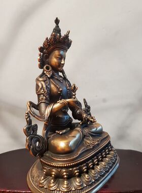 纯铜金刚萨埵菩萨佛像车载摆件