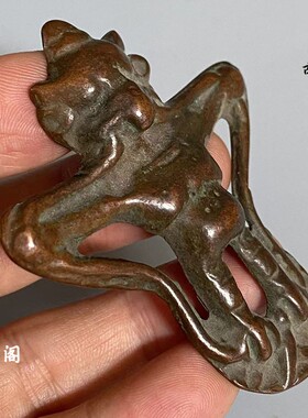 挂件紫铜少见大鹏金翅鸟吊坠