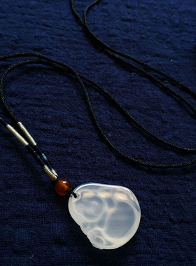 正品冰种佛公保平安玛瑙女款玉髓