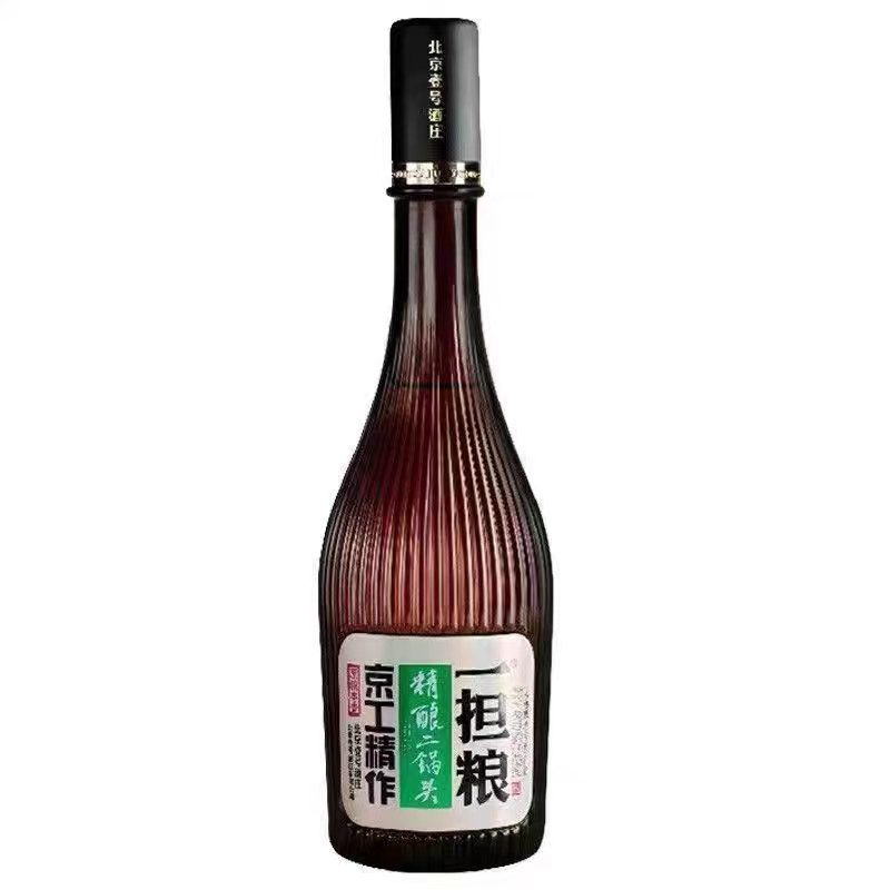 北京二锅头一担粮5A精酿小棕瓶42度清香型白酒纯粮480ml*6瓶整箱 - 图3