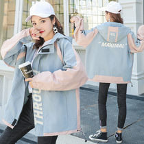 Pregnant Woman Coat Spring Autumn Season Fashion Grand Scale Code Loose slim 100 lap casual cardio-hoodie with long version of pregnant woman blouses