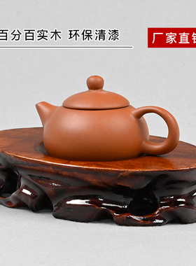 红木实木整木制作水晶球底座