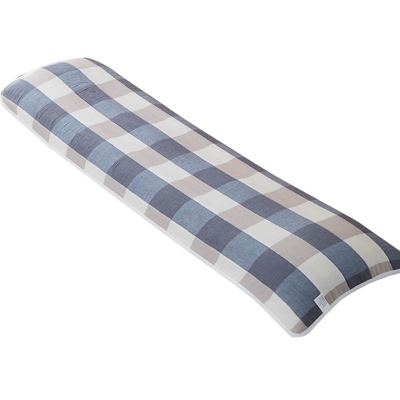 双人枕巾纯棉成人长款枕头巾加厚1.2米1.5米1.8m全棉枕头毛巾纱布