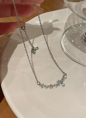 超仙锆石星星项链女精致高级感设计锁骨链2023年新款小众春夏颈链