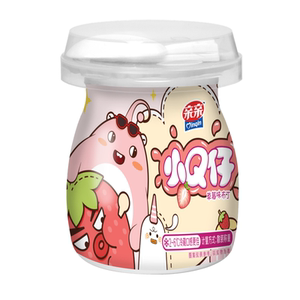 亲亲小Q仔香草冰淇淋味牛奶布丁含乳型果冻包装盒网红儿童休闲零