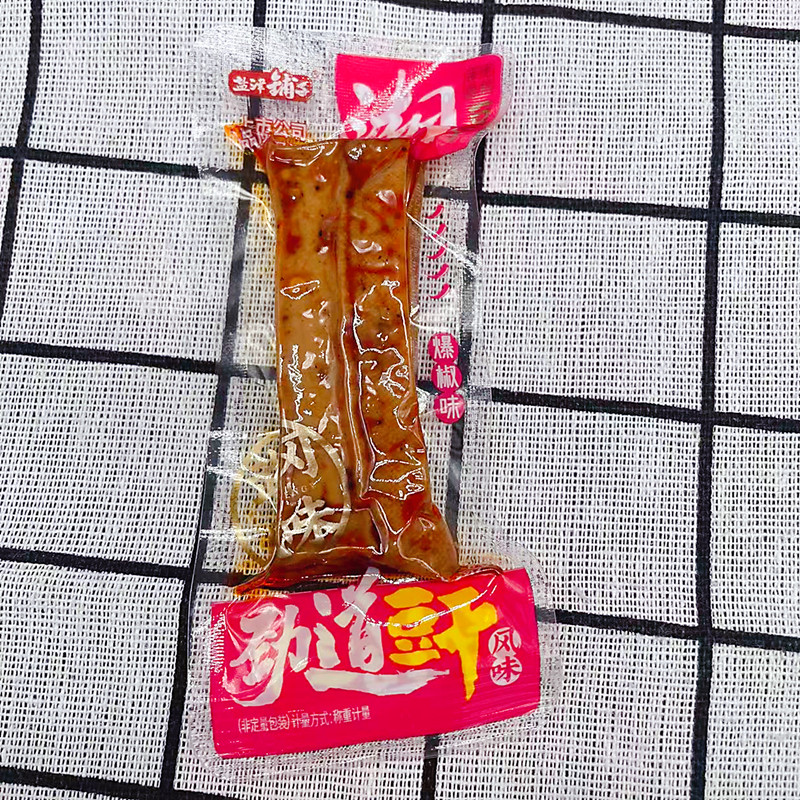 盐津铺子劲道豆干湘风味豆腐干子辣味豆制品休闲解馋香干辣条零食 - 图2