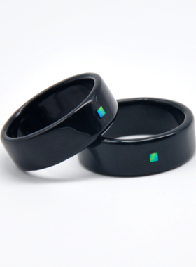 竞仙情侣大漆戒指婚戒