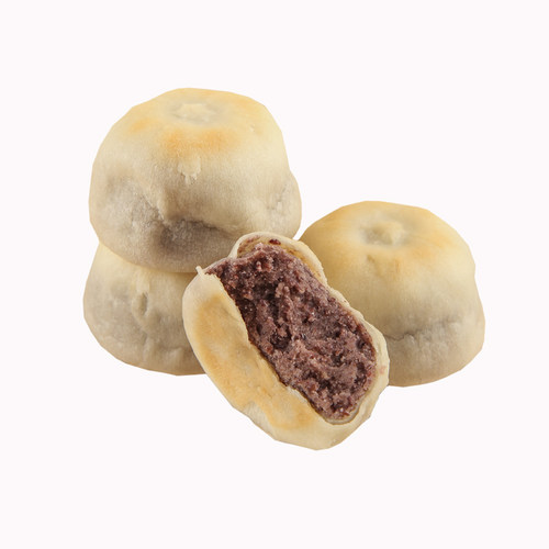 九度七青春版软皮红豆饼无蔗糖手工薄皮传统糕点冰皮绿豆饼面包 - 图3