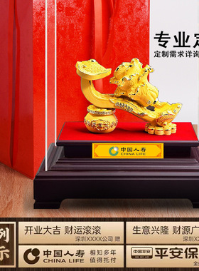 绒沙金摆件 百财如意 平安家居摆件公司开业4S活动礼品工艺品批发