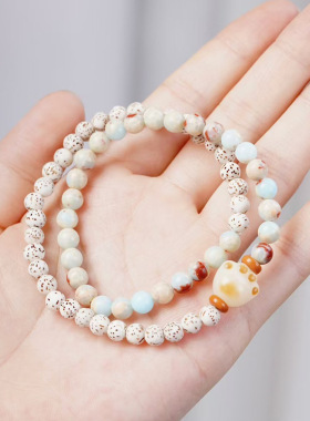 星月菩提DIY星空猫爪款手链规格0.6男女装饰文玩念珠首饰厂家批发