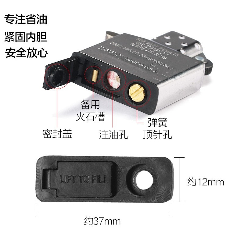 zippo佐罗煤油打火机专用密封垫防漏垫防挥发橡胶省油垫通用配件-图2