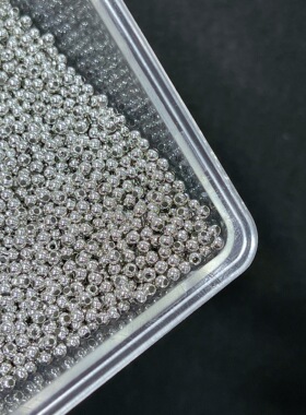 纯银圆珠光珠隔珠diy手链编绳