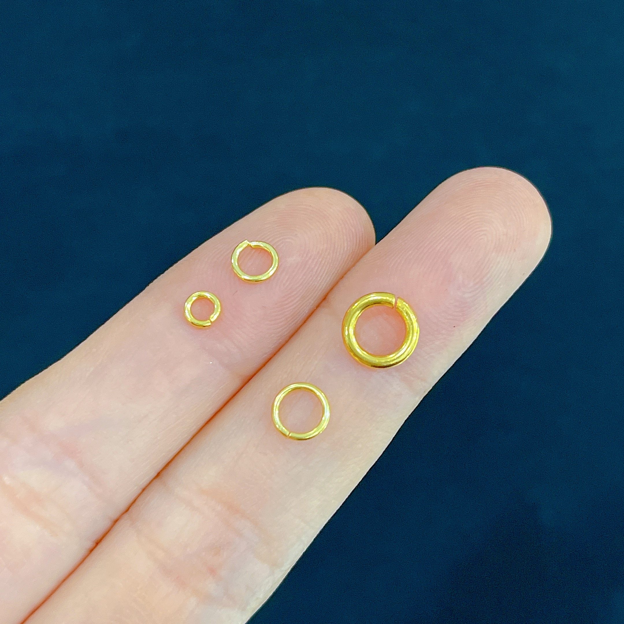 古法金s925银镀24K金纯银配件开口环闭口圈单圈手工diy手链项链,淘宝优惠券,粉丝福利购,淘宝优惠卷