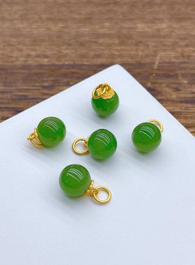 小滴溜搭配很漂亮可做银镀金珍珠