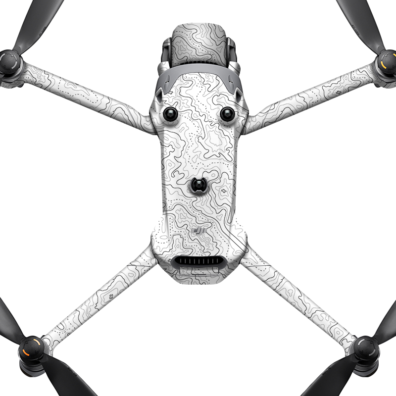 适用于大疆Mavic4 Pro无人机保护贴膜DJI 迷彩贴皮改色膜无痕贴纸 - 图0