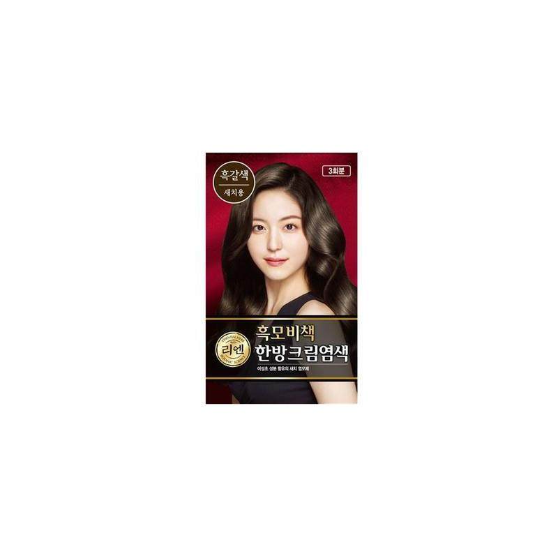 韩国LG睿嫣ReEn韩方染发剂膏纯植物天然遮盖白发黑栗色流行色新款,淘宝优惠券,粉丝福利购,淘宝优惠卷