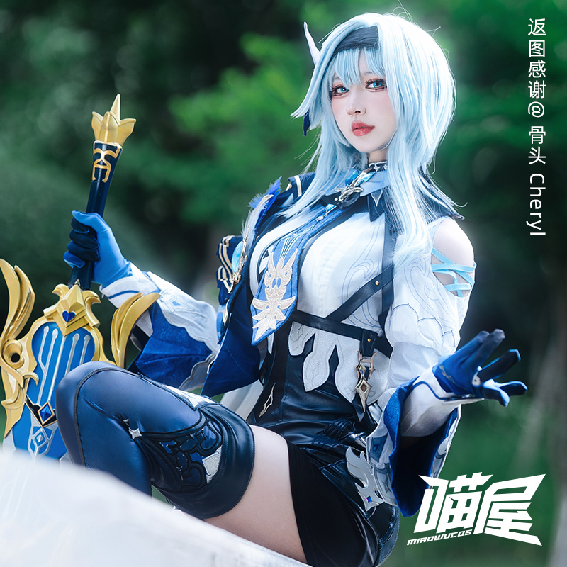 喵屋小铺原神cos服浪花骑士优菈cosplay动漫游戏套装尤菈cos女装-图0