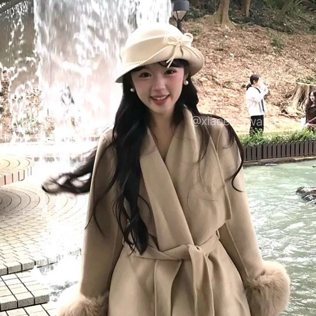 帽子女款法式千金风蝴蝶结翻檐卷边礼帽秋冬季显脸小高级感渔夫帽,淘宝优惠券,粉丝福利购,淘宝优惠卷