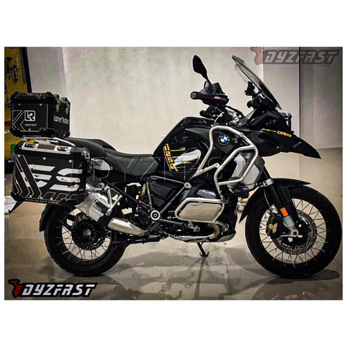 摩托车BMWr1250ADVr1200ADV 铝合金三箱保护贴反光防刮40周年 - 图2
