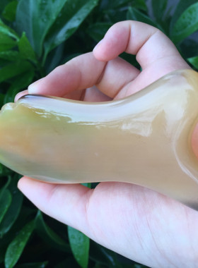 手工加厚水牛角身体多功能刮痧板