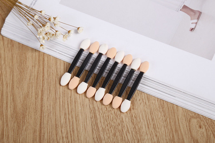 双头眼影棒10枚海绵头 眼影膏眼影粉都可用 化妆刷子 套刷眼影刷,淘宝优惠券,粉丝福利购,淘宝优惠卷