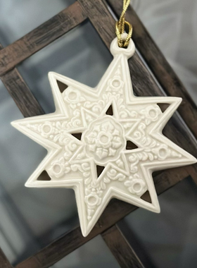 五星双面镂空浮雕圣诞