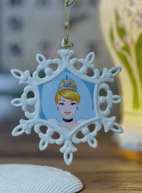 持续瓷生陶瓷镂空贝儿公主美人鱼爱丽儿仙蒂公主挂饰挂件