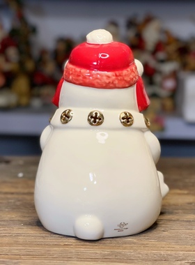 持续出口订单陶瓷发光小熊摆件