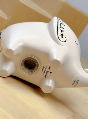 大象黑白调料罐陶瓷胡椒盐瓶家居