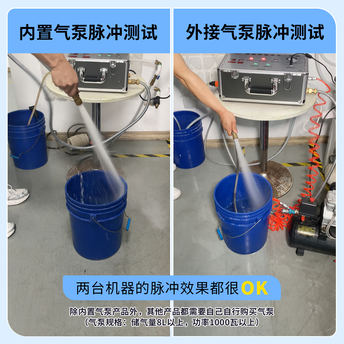 鑫孟工G3免气泵地暖清洗机脉冲洗一体机全自动地热自来水管道水弹 - 图2