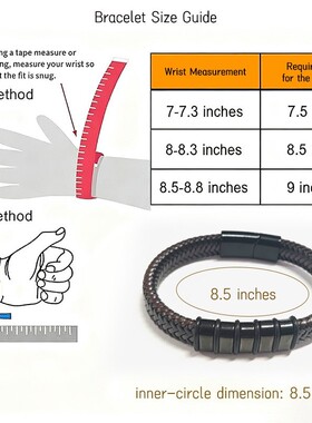 防静电手环现货不锈钢皮革防静电手链欧美复古风磁吸编织手镯批发