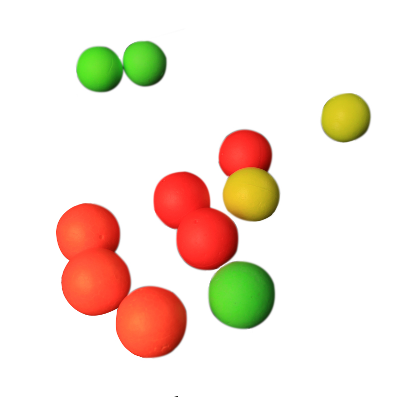 圆球浮漂醒目豆近视水钓鱼用品发泡球渔网浮球-图3