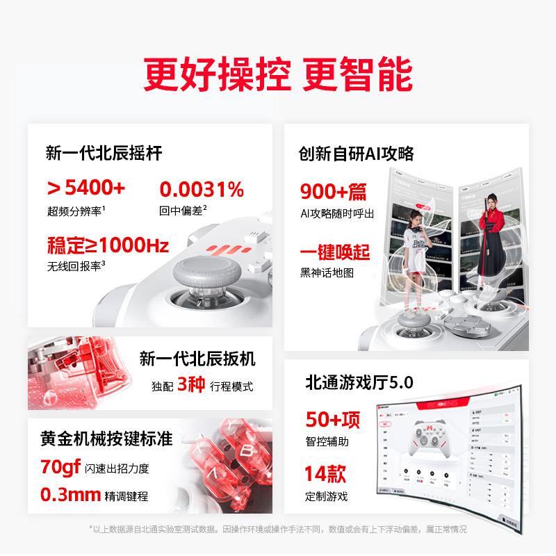 北通手柄鲲鹏20 游戏手柄无线手柄pc电脑版ns任天堂switch手柄xbox电脑steam黑神话悟空笔记本蓝牙