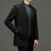 Business casual men's trench coat 2023 spring and summer medium-length loose large-size suit top men's jacket men's clothing
