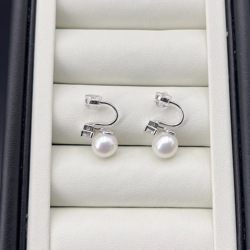 【仙仙专属】925银7-8mm淡水珍珠耳夹R093,淘宝优惠券,粉丝福利购,淘宝优惠卷