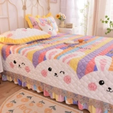 Удерживающая тепло стеганая фланелевая простыня, делается под заказ, увеличенная толщина