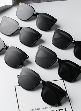 高品质GM墨镜大框板材大脸显瘦潮