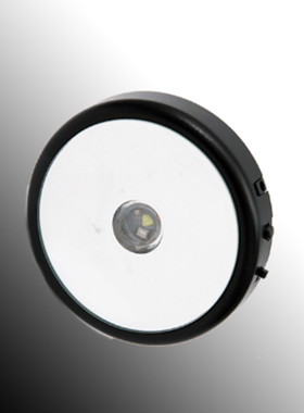 圆形黑色塑料开关玻璃瓶发光底座