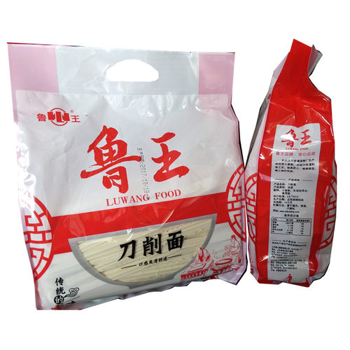 面条鲁王刀削面1.3kg宽挂面荞麦面条速食劲道拉面早餐 - 图2
