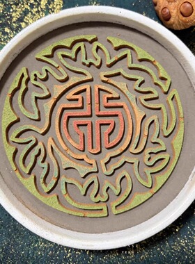 香道用品心花怒放铜香篆苏工仿古