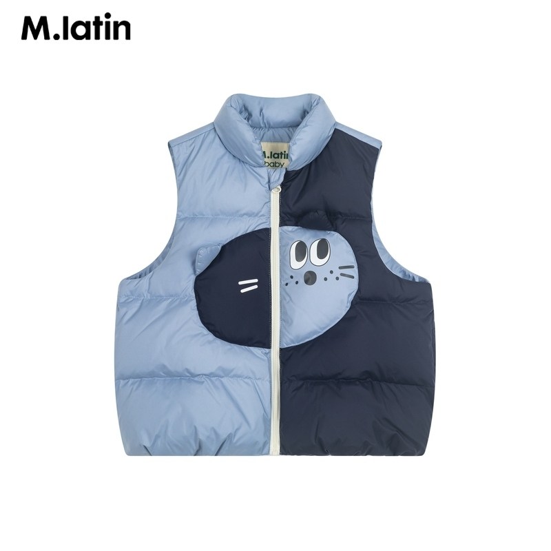 马拉丁童装儿童羽绒服冬装新款男女小童小猫造型户外风羽绒马甲,淘宝优惠券,粉丝福利购,淘宝优惠卷